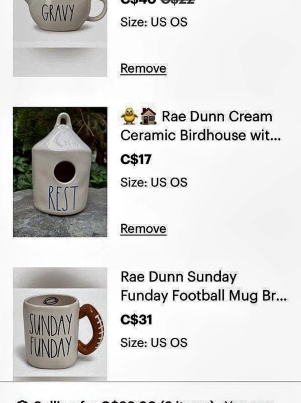 Rae Dunn Cream Ceramic Birdhouse REST White & Brown